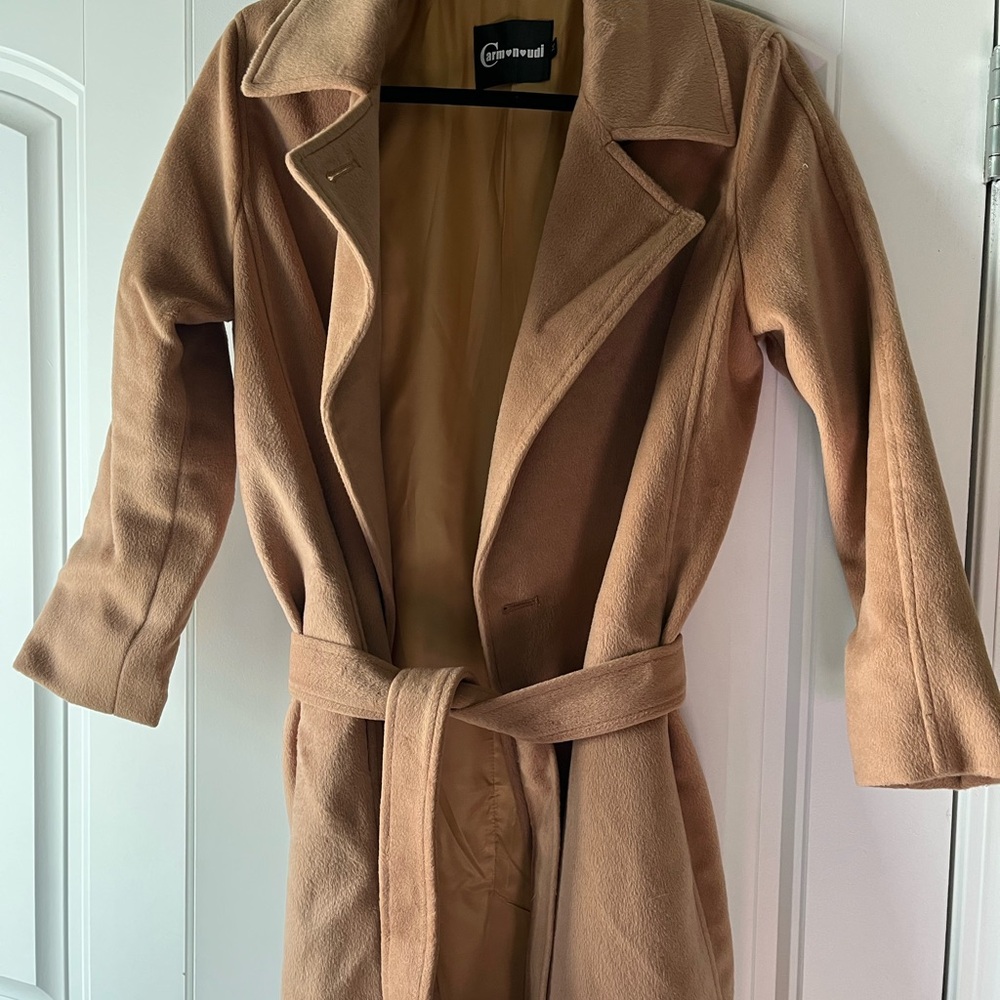 Glamour Tan Trench Coat for Women